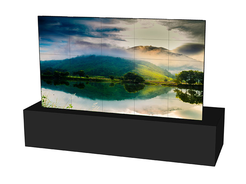 Steglose-Videowand--5x5-aus-55-Zoll-Displays-rent