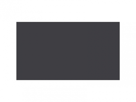 Dark gray rectangle on white background — Product image of a centered solid dark gray rectangular panel, displayed on a plain white backdrop. This minimalist product photo highlights the color and clean edges of the dark gray rectangle.