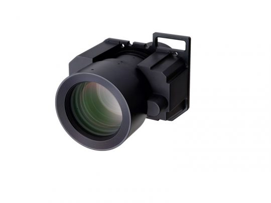 Canon EF 24-70mm f/2.8L II USM lens—large black professional zoom camera lens with a silver metal mounting bracket, shown at an angle on a plain white background.