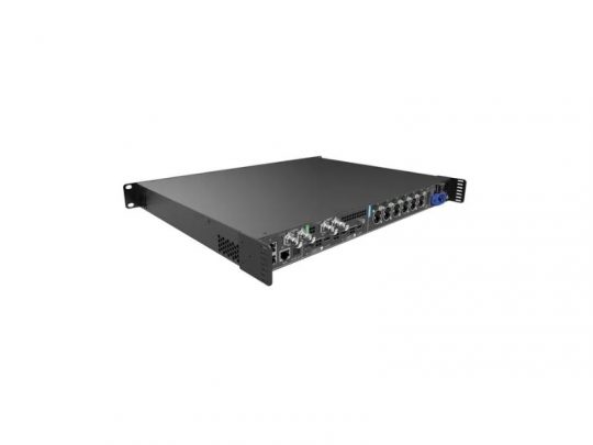 NovaStar MX20 All-In-One LED-Controller im 1U-Rackmount-Gehäuse, als Neuware abgebildet; zu sehen sind zahlreiche Frontanschlüsse und Bedienelemente - ideal zum Kaufen oder Mieten für professionelle, flexible LED-Netzwerklösungen.