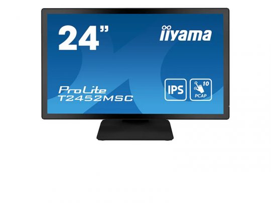 Das Bild zeigt einen Touch-Monitor. iiyama T2452MSC-B1 - Produktbild